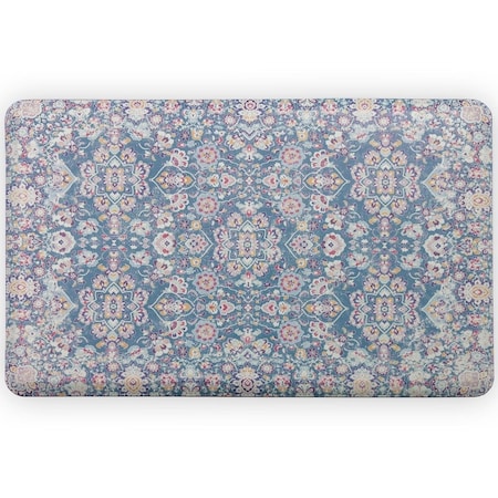 Floorpops Kilim Anti-Fatigue Comfort Mat, Blue FPA3732